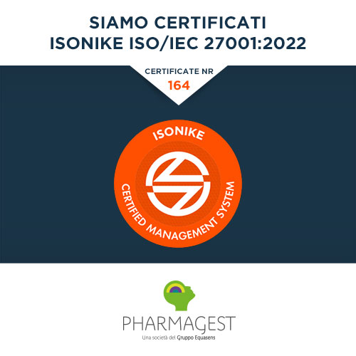 Pharmagest Italia ottiene la certificazione ISONIKE ISO/IEC 27001:2022 